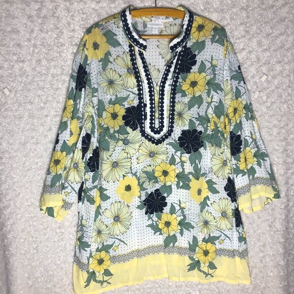 Charter Club Women's Floral‎ Blouse - Picture 1 of 4